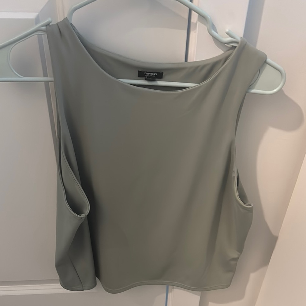 Chic Olive Green Sleeveless Top